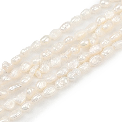 Natural Cultured Freshwater Pearl Beads Strands PEAR-P064-20E-01A-1