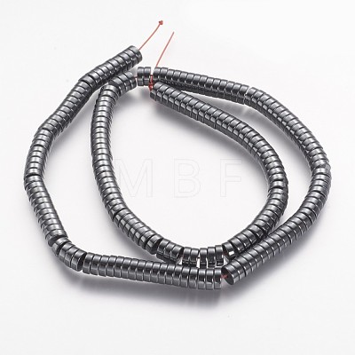 Non-magnetic Synthetic Hematite Beads Strands X-G-P218-19-03-1