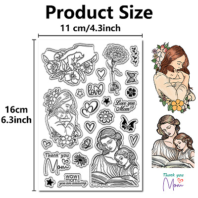 Custom PVC Plastic Clear Stamps DIY-WH0439-0333-1