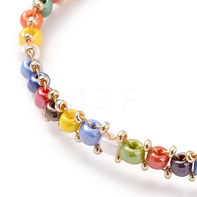 Glass Seed Beaded Bracelets BJEW-JB05623-1