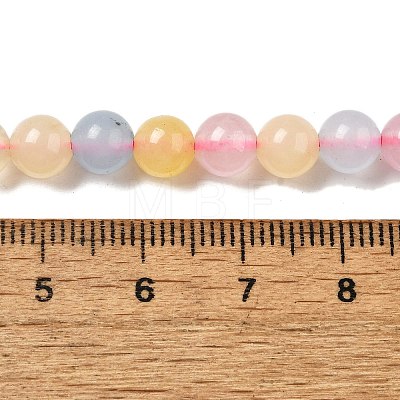 Dyed Natural Malaysia Jade Beads Strands G-G021-02A-14-1