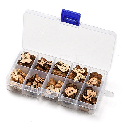 PE Box Wooden Buttons BUTT-WH0017-01-1