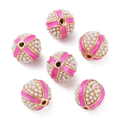 Alloy Enamel Beads FIND-E046-11G-02-1