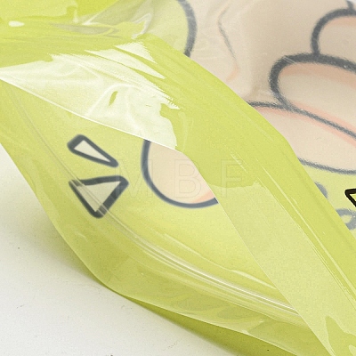 Square Plastic Packaging Zip Lock Bags OPP-K001-06D-1