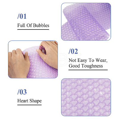 PE Heart Bubble Out Bags FIND-TAC0036-059F-1