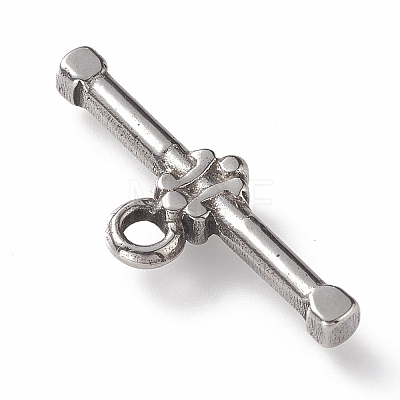 Non-Tarnish 304 Stainless Steel Toggle Clasps Parts LS-STAS-K209-04P-1