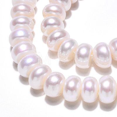 Natural Cultured Freshwater Pearl Beads Strands PEAR-N015-07B-1