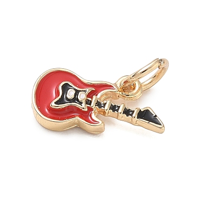 Alloy Enamel Pendants AL-CBA68FA-08G-1
