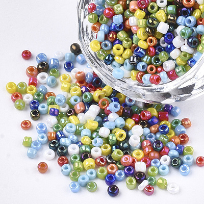 Opaque Glass Seed Beads SEED-S023-01C-M-1