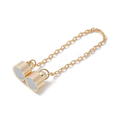 Brass Magnetic Clasps KK-U052-24G-1