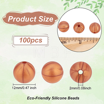 Food Grade Eco-Friendly Silicone Beads SIL-WH0010-10A-1
