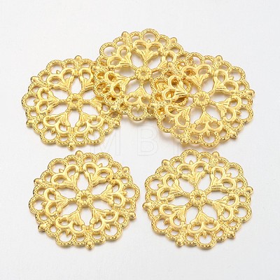Tibetan Style Filigree Joiners Links LS-TIBE-A11623-G-FF-1