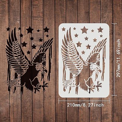 Large Plastic Reusable Drawing Painting Stencils Templates DIY-WH0202-223-1