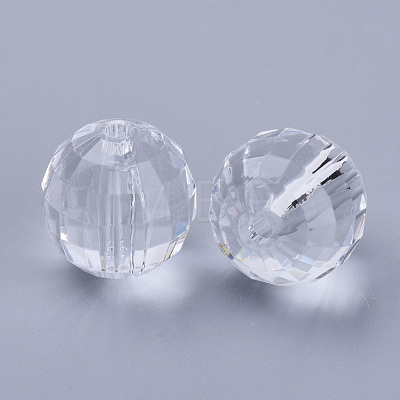 Transparent Acrylic Beads TACR-Q254-10mm-V01-1