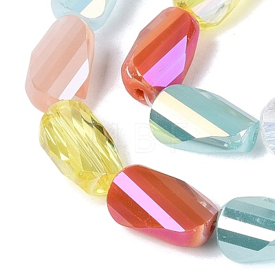 Electroplate Mixed Styles Glass Beads Strands EGLA-N022-10B-A04-1