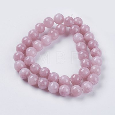 Natural Yellow Jade Beads Strands G-G598-10mm-YXS-05-1