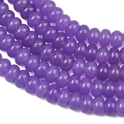Natural Deyd White Jade Beads Strands GG-CBAD029-B04-5x8mm-1