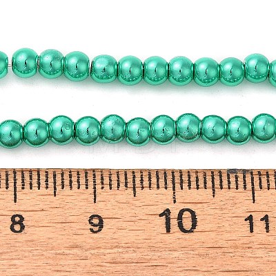 Electroplate Glass Beads Strands EGLA-C007-10C-1