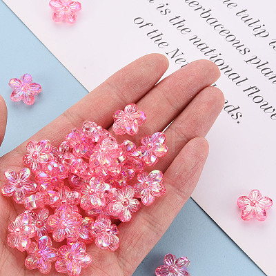 Transparent Acrylic Beads LS-TACR-S154-45C-705-1
