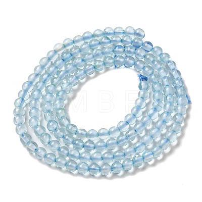 Natural Blue Topaz Beads Strands X-G-B090-A28-03-1