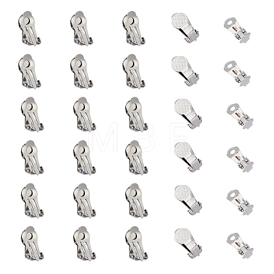 36Pcs Stainless Steel Clip-on Earring Findings KK-FH0006-69-1