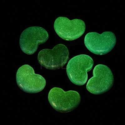 Luminous Opaque UV Plating Acrylic Beads OACR-Q204-21-1