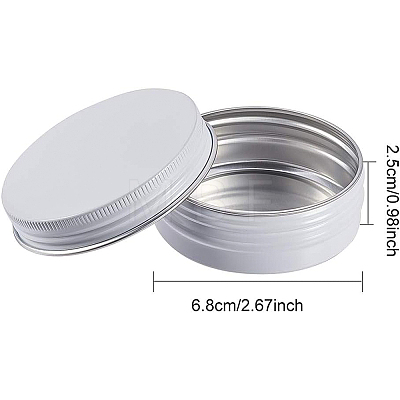 Round Aluminium Tin Cans CON-BC0005-17-1
