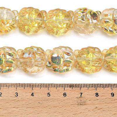 Electroplate Glass Bead Strands EGLA-H110-01HP-01-1