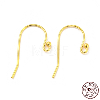 925 Sterling Silver Shepherd Crook Style Ear Wire LS-STER-H107-02G-1