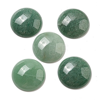 Natural Green Aventurine Cabochons G-C115-02B-32-1