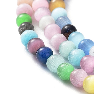 Cat Eye Beads Strands CE-F022-4mm-01-1