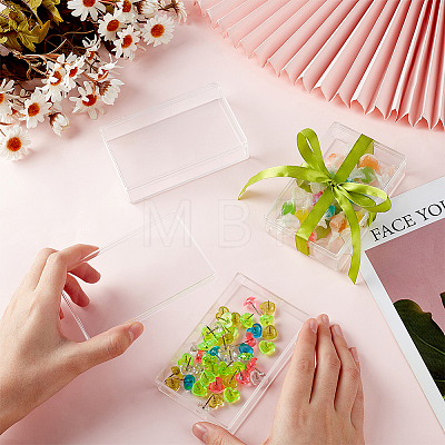 Rectangle Transparent Acrylic Storage Boxes CON-WH0092-50-1