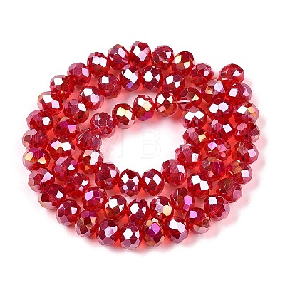 Electroplate Glass Beads Strands LS-EGLA-A044-T8mm-B01-1