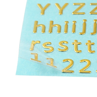 Brass Self-Adhesive Picture Stickers DIY-C059-01E-1