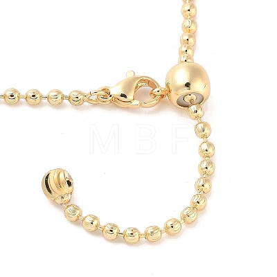 Brass Ball Chain Necklace Making NJEW-Q344-05G-1