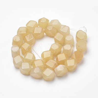 Natural Yellow Aventurine Beads Strands X-G-S273-09-1