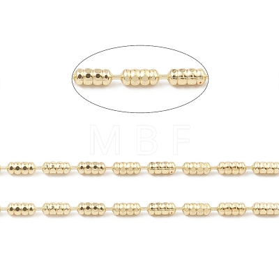 Brass Column Ball Chains CHC-M025-61G-1