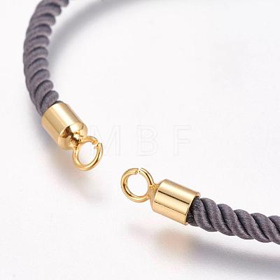 Nylon Cord Bracelet Making MAK-P005-04G-1