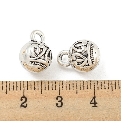 Tibetan Style Alloy Charms FIND-M011-11AS-1