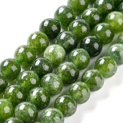Dyed Natural Malaysia Jade Beads Strands X-G-G021-02A-13-1