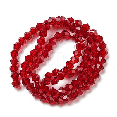 Transparent Glass Beads Strands EGLA-A039-T4mm-D-M-1