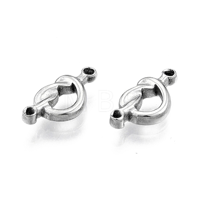 304 Stainless Steel Connector Charms STAS-N099-35-1