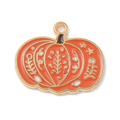 Thanksgiving Day Alloy Pendants LS-ENAM-R007-01G-09-1