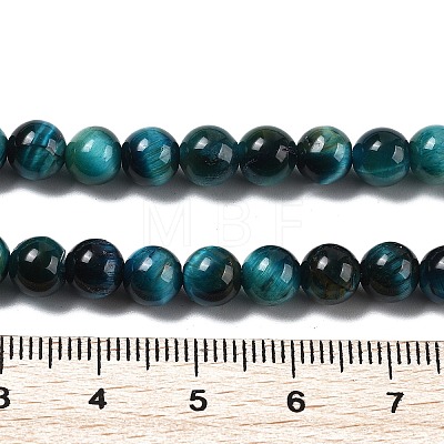 Grade AB Natural Tiger Eye Beads Strands G-B133-A02-6MM-07-1