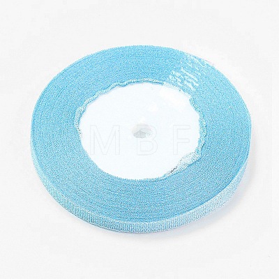 Polyester Organza Ribbon ORIB-WH0003-14-1