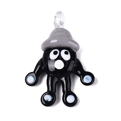 Handmade Lampwork Pendants LAMP-N034-21-1