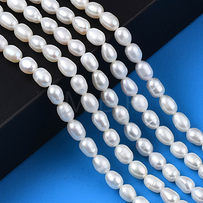 Natural Cultured Freshwater Pearl Beads Strands PEAR-N012-04C-1