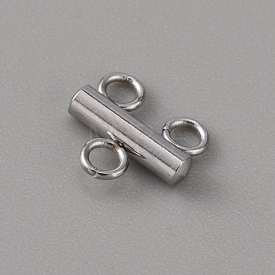 201 Stainless Steel Chandelier Component Links LS-STAS-WH0043-06A-P-1-1