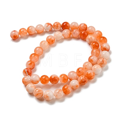 Natural Dyed Yellow Jade Beads Strands G-Q160-A01-01G-1