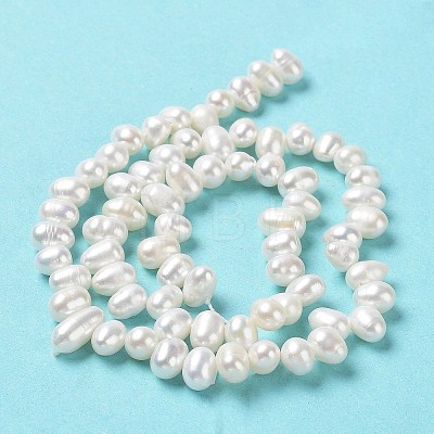 Natural Cultured Freshwater Pearl Beads Strands PEAR-J007-85-1